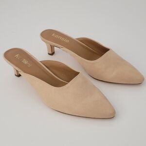Kensie Women's Tan Mules Size 7